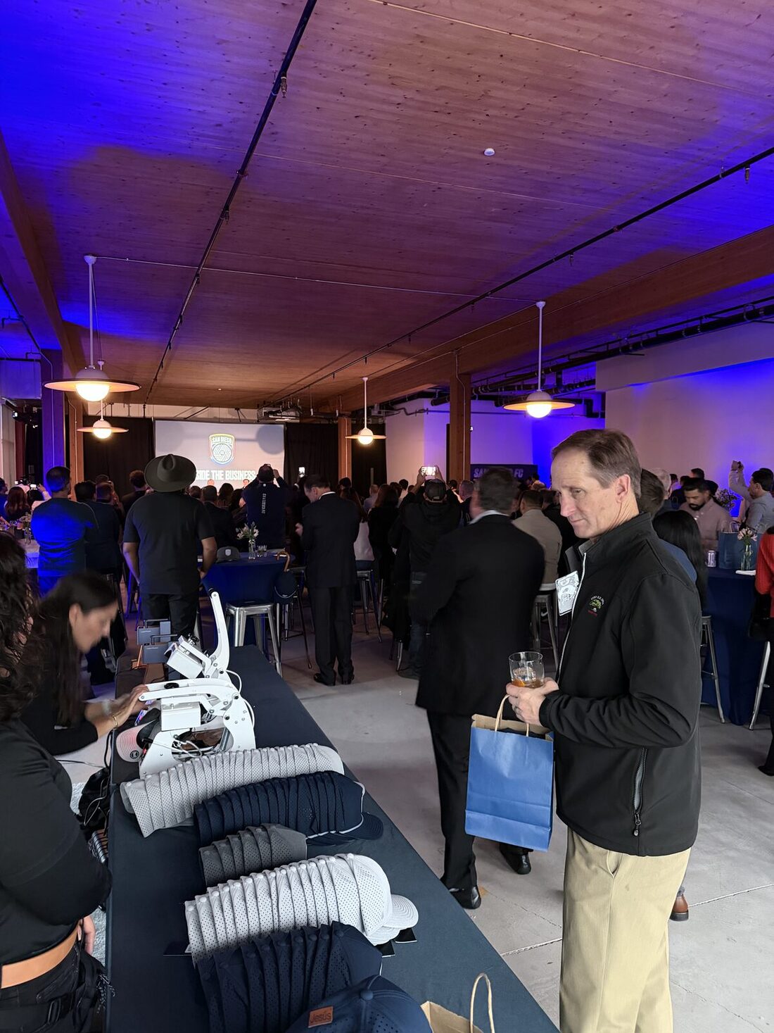 Merch Troop live event printing in San Francisco — made live, worn out the door